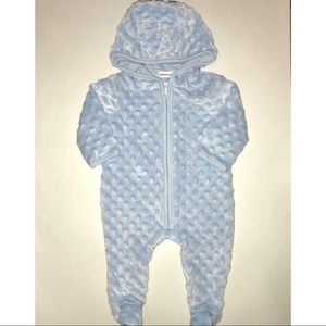 Calvin Klein Sherpa Logo Dot Onesie